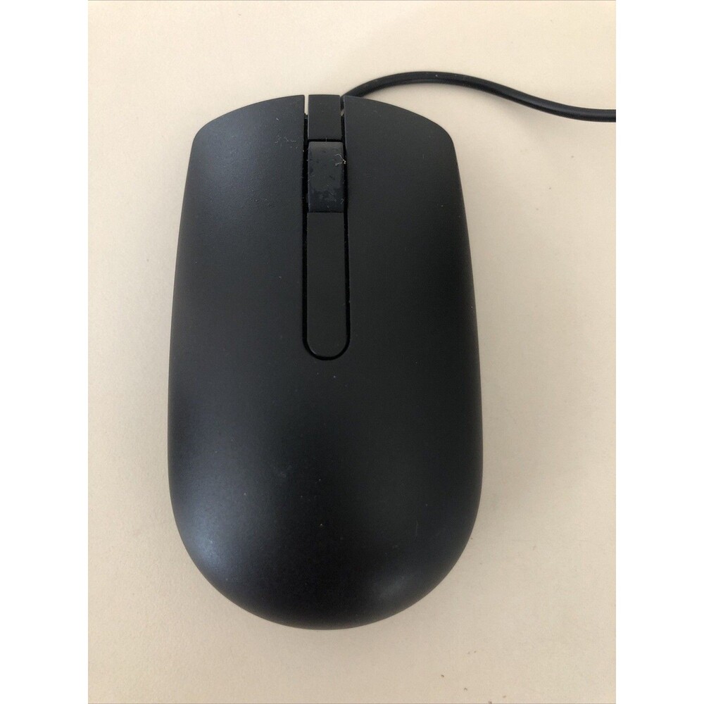 Dell Optical Mouse Black USB Scroll Wheel Genuine‎ MS116 CN-065K5F for PC Laptop